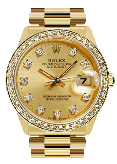 gold Rolex watch women